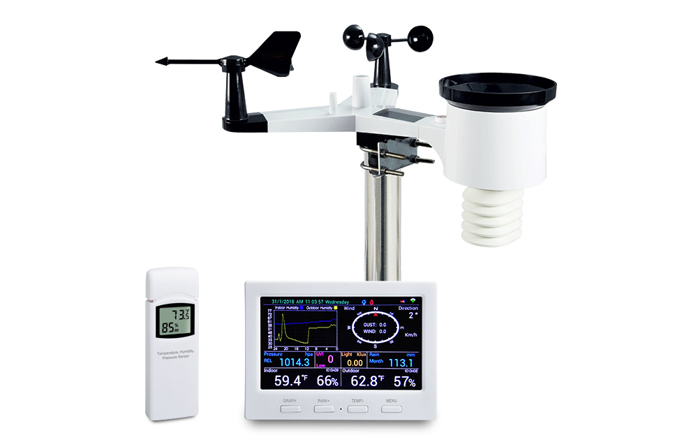 TFT Color Screen WiFi Weather Station with Real-time Internet Publishing